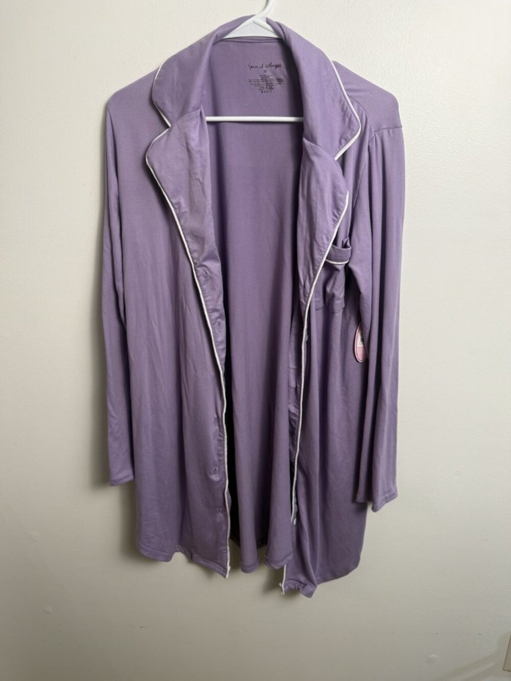 Spoiled Angel Lavender Nightshirt Size M – NEW WITH TAGS, Button Front Pajama Sh